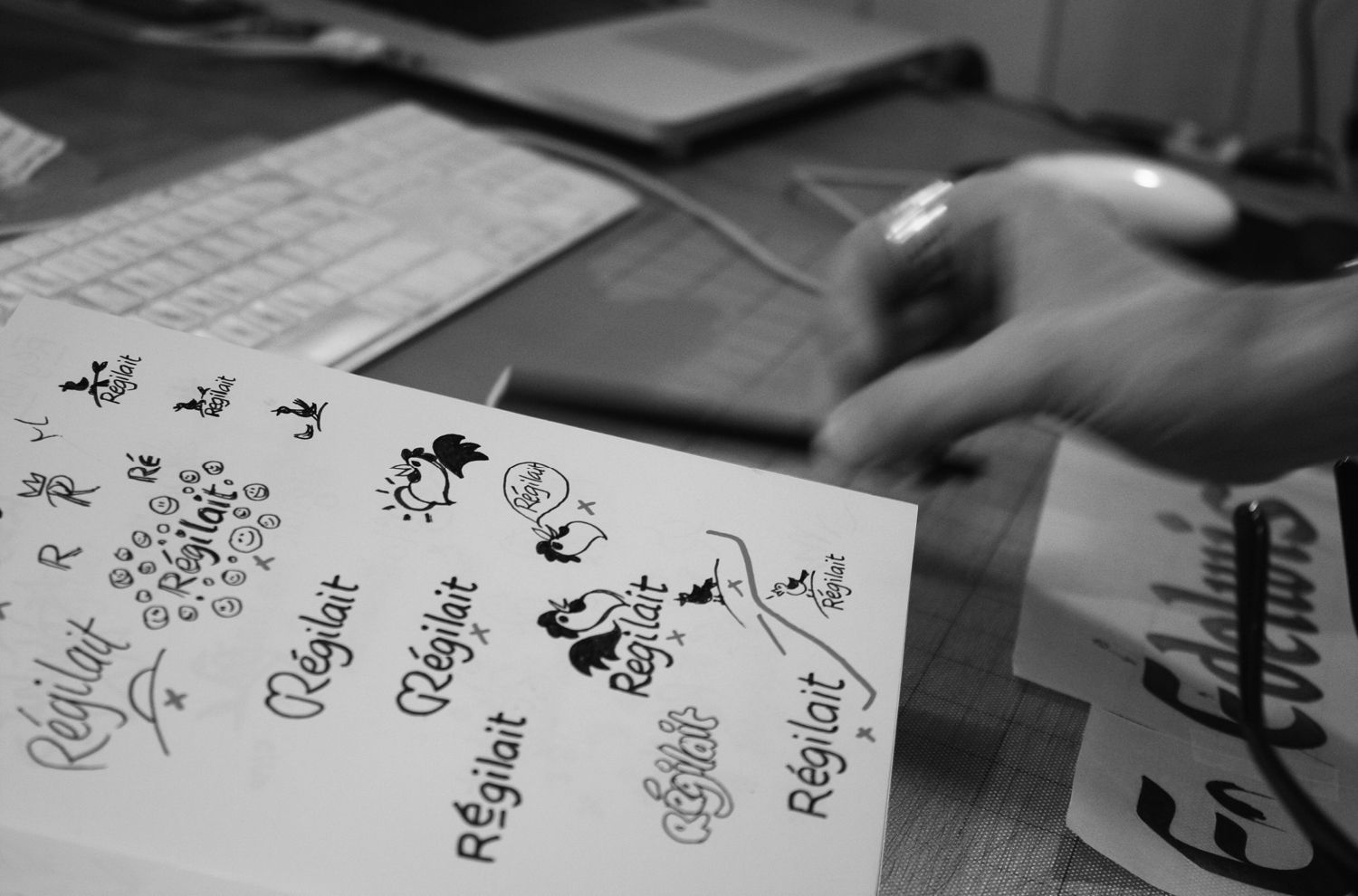 Carnets de logotypes et de typographies - Laurent Muller, Brand Identity