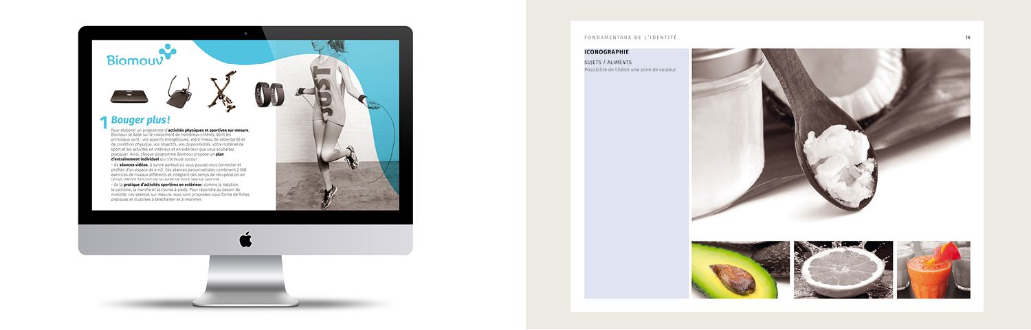 Biomouv - Logotype, territoire, normalisation - Laurent Muller, Brand identity