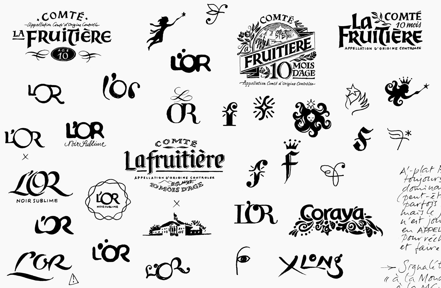 Carnets de logotypes et de typographies - Laurent Muller, Brand Identity