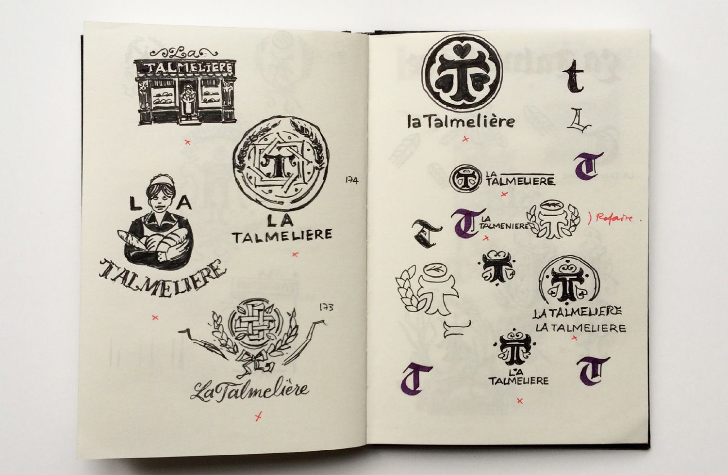 Carnets de logotypes et de typographies - Laurent Muller, Brand Identity