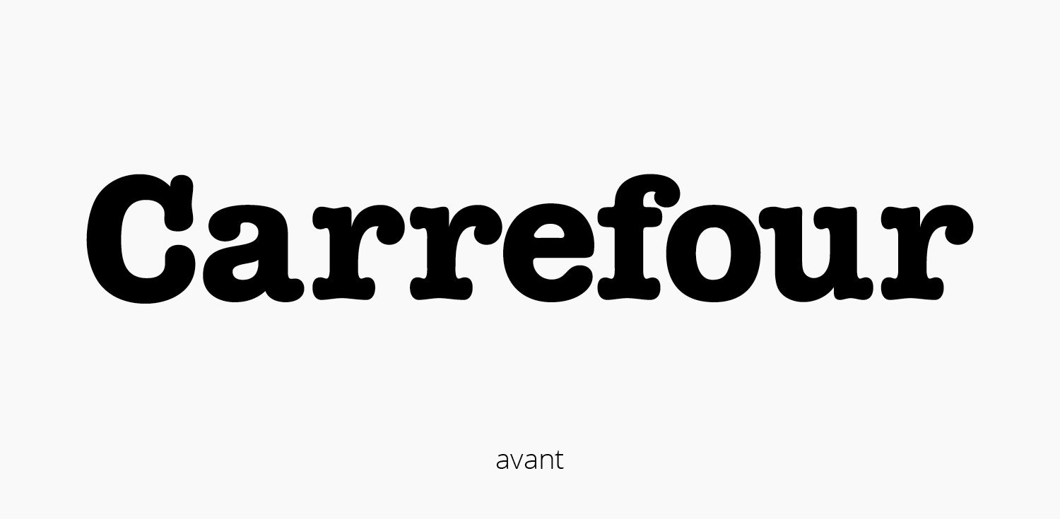 Carrefour - Typographie - Laurent Muller, Brand Identity