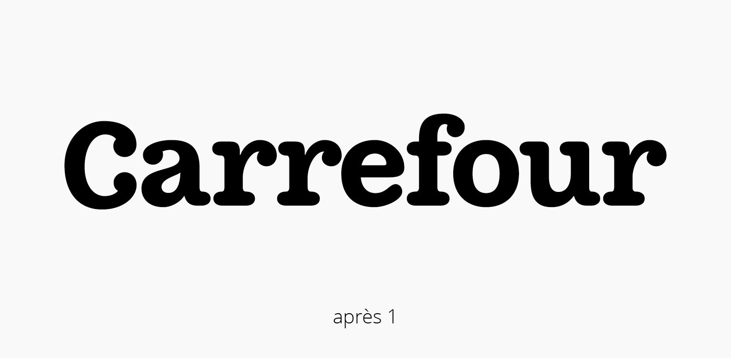Carrefour - Typographie - Laurent Muller, Brand Identity