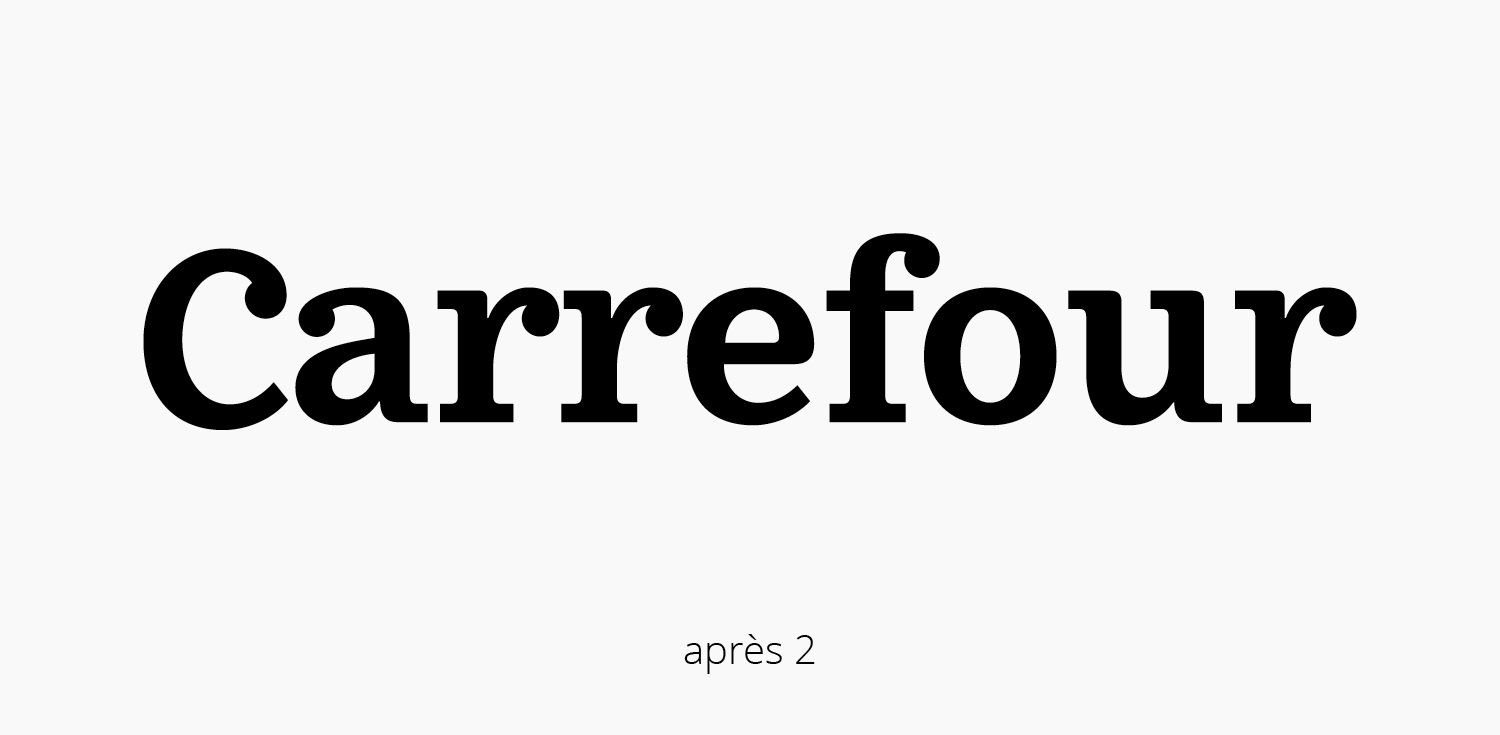 Carrefour - Typographie - Laurent Muller, Brand Identity