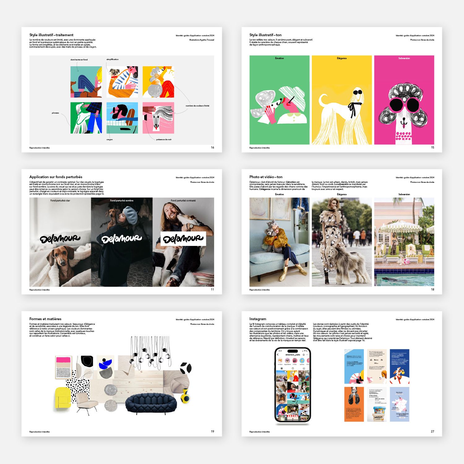 Delamour - Territoire, logotype, packaging, direction de création, normalisation - Laurent Muller, Brand identity