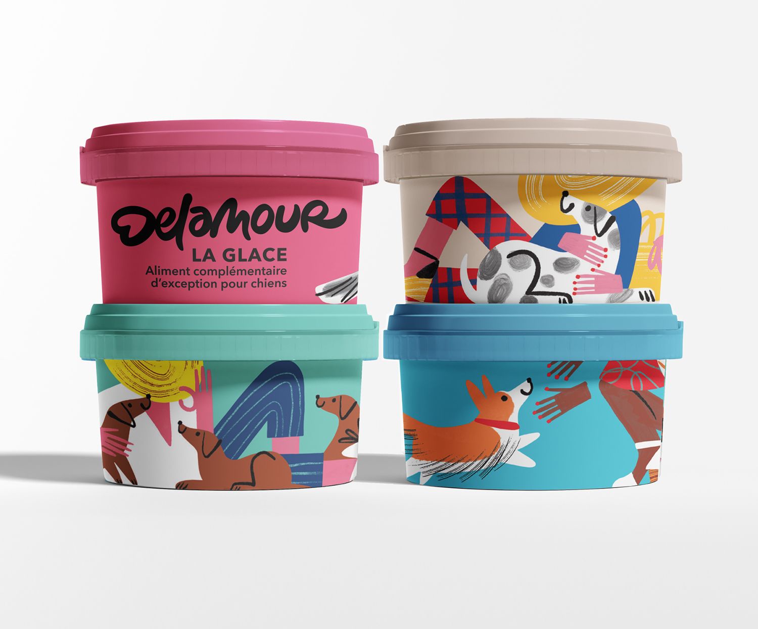 Delamour - Territoire, logotype, packaging, direction de création, normalisation - Laurent Muller, Brand identity
