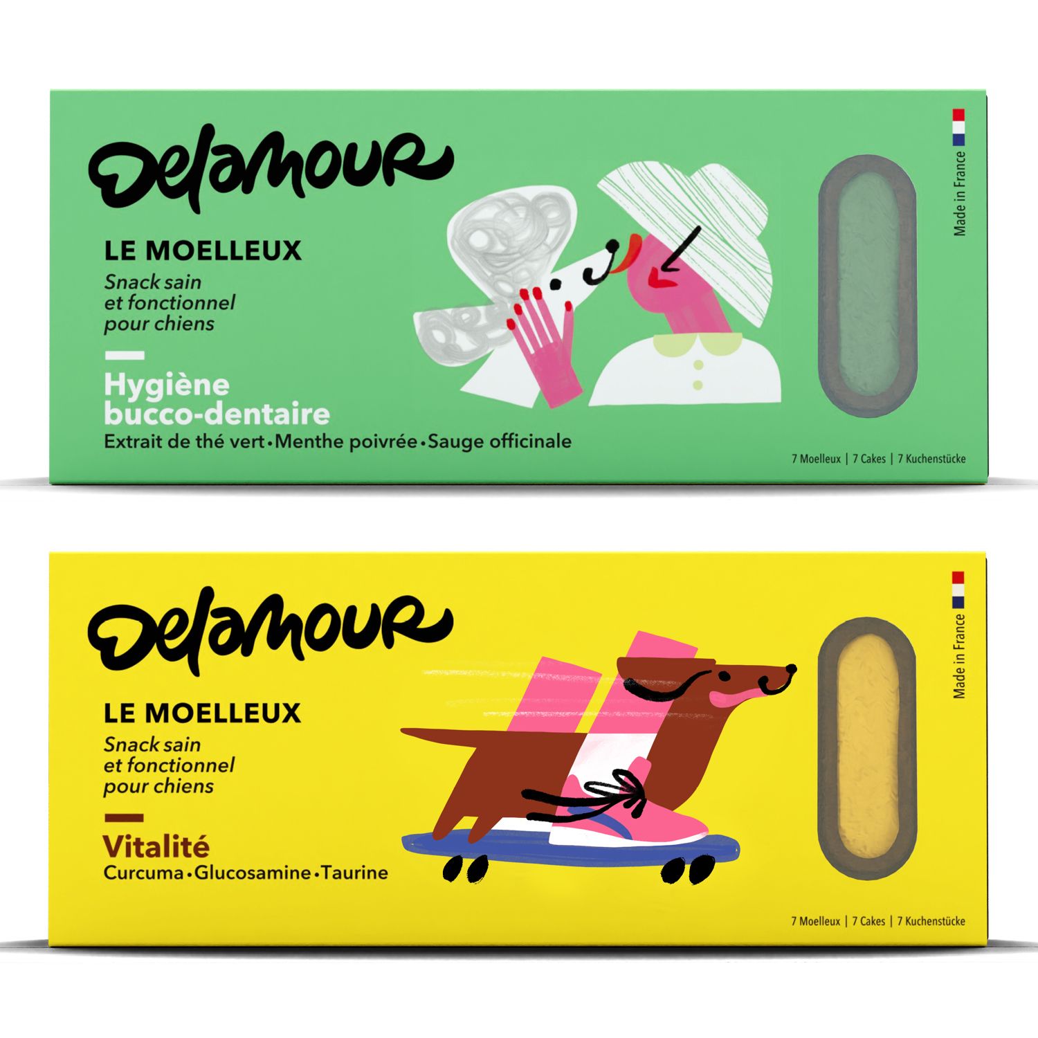 Delamour - Territoire, logotype, packaging, direction de création, normalisation - Laurent Muller, Brand identity