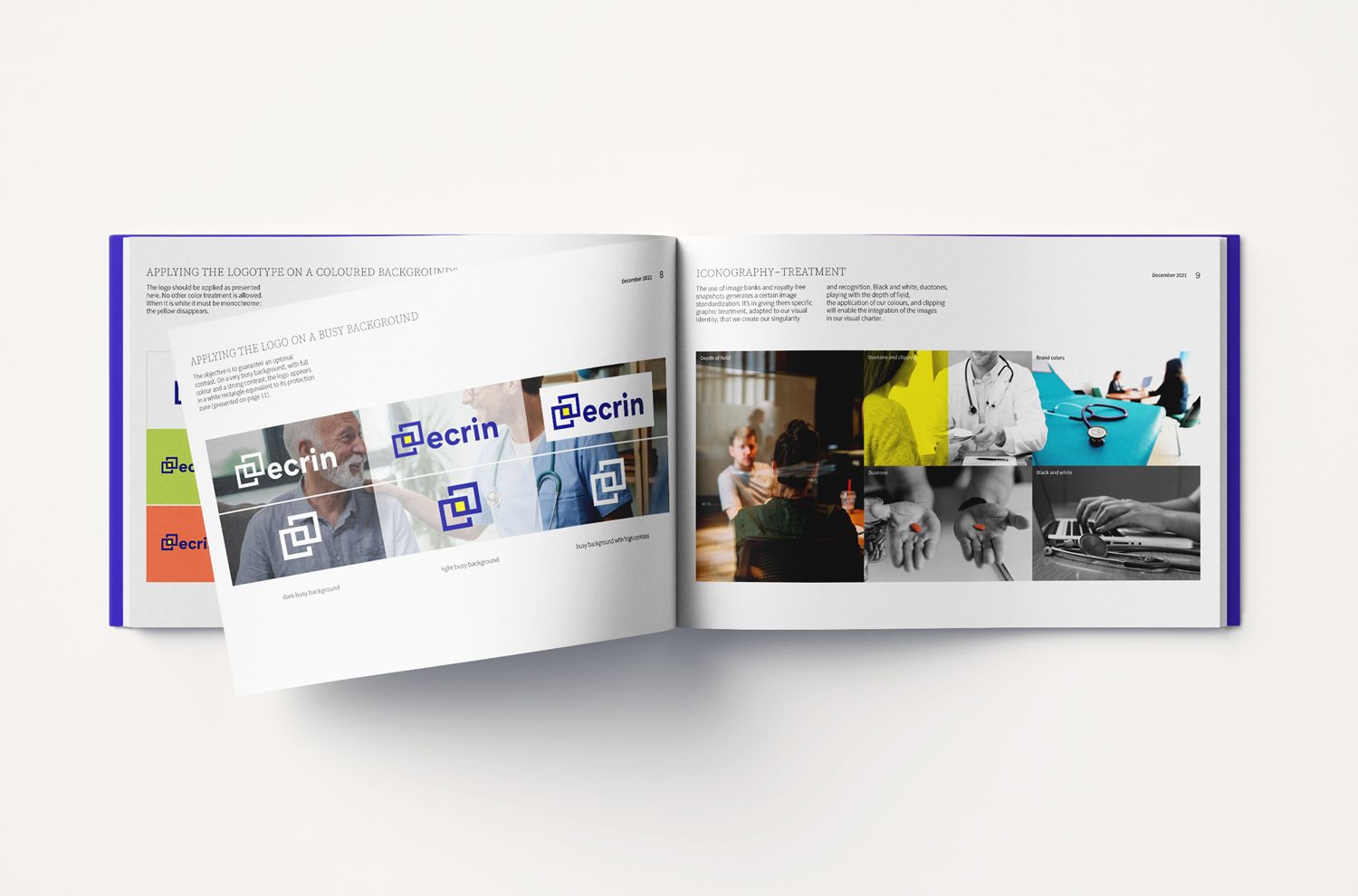 Ecrin - Logotype, territoire, normalisation - Laurent Muller, Brand identity