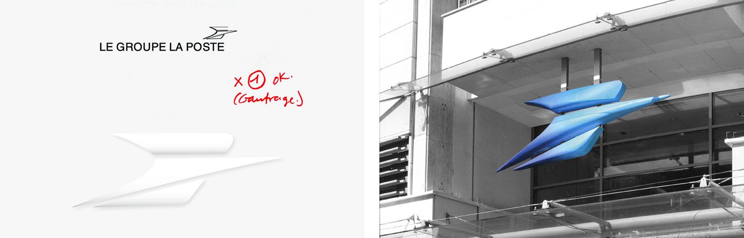 Le Groupe La Poste - Conseil, logotype, territoire, brand book et normalisation - Laurent Muller, Brand identity