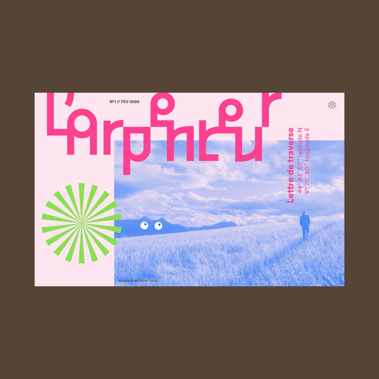 Hautes Glaces - Plateforme, logotype, territoire, packaging, photo, signe, charte - Laurent Muller, Brand identity