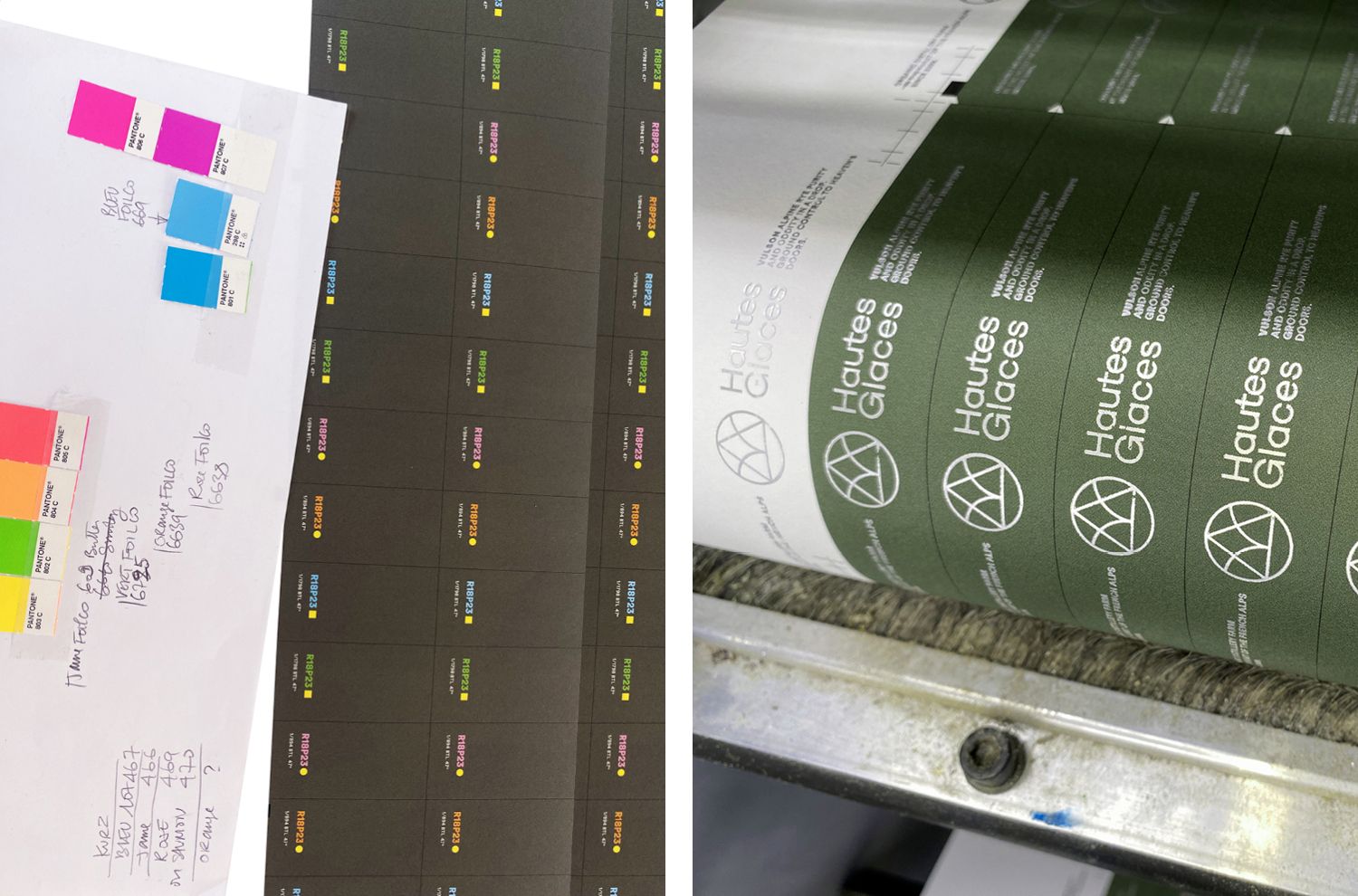 Hautes Glaces - Plateforme, logotype, territoire, packaging, photo, signe, charte - Laurent Muller, Brand identity