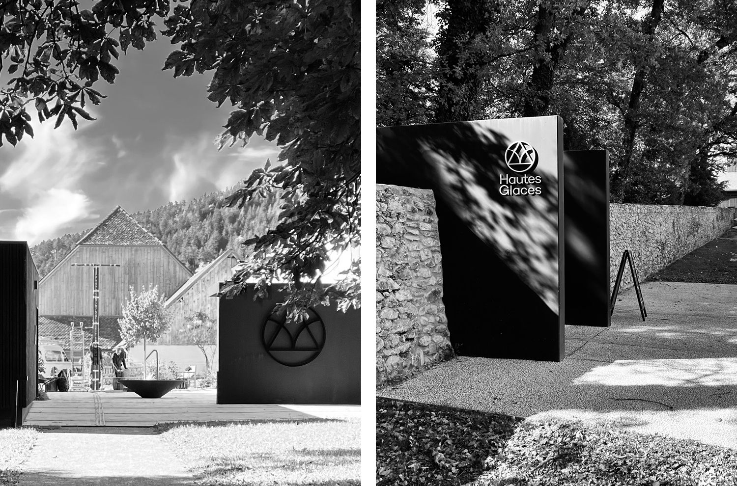 Hautes Glaces - Plateforme, logotype, territoire, packaging, photo, signe, charte - Laurent Muller, Brand identity