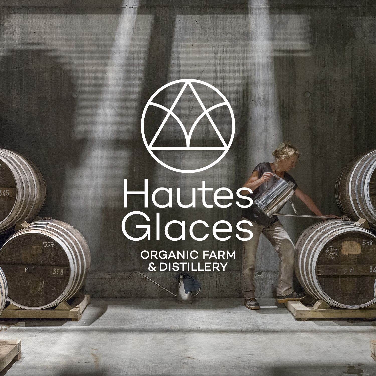 Hautes Glaces - Plateforme, logotype, territoire, packaging, photo, signe, charte - Laurent Muller, Brand identity