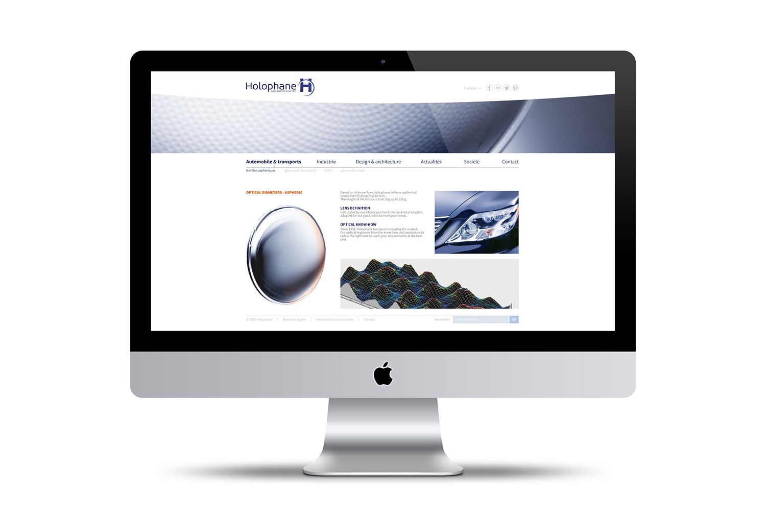 Holophane - Plateforme, logotype, territoire, normalisation - Laurent Muller, Brand identity