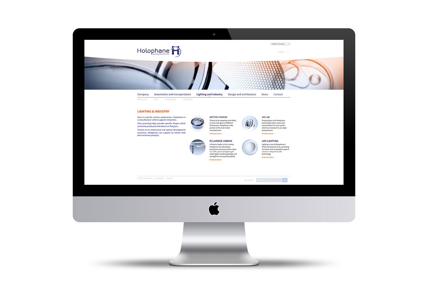 Holophane - Plateforme, logotype, territoire, normalisation - Laurent Muller, Brand identity