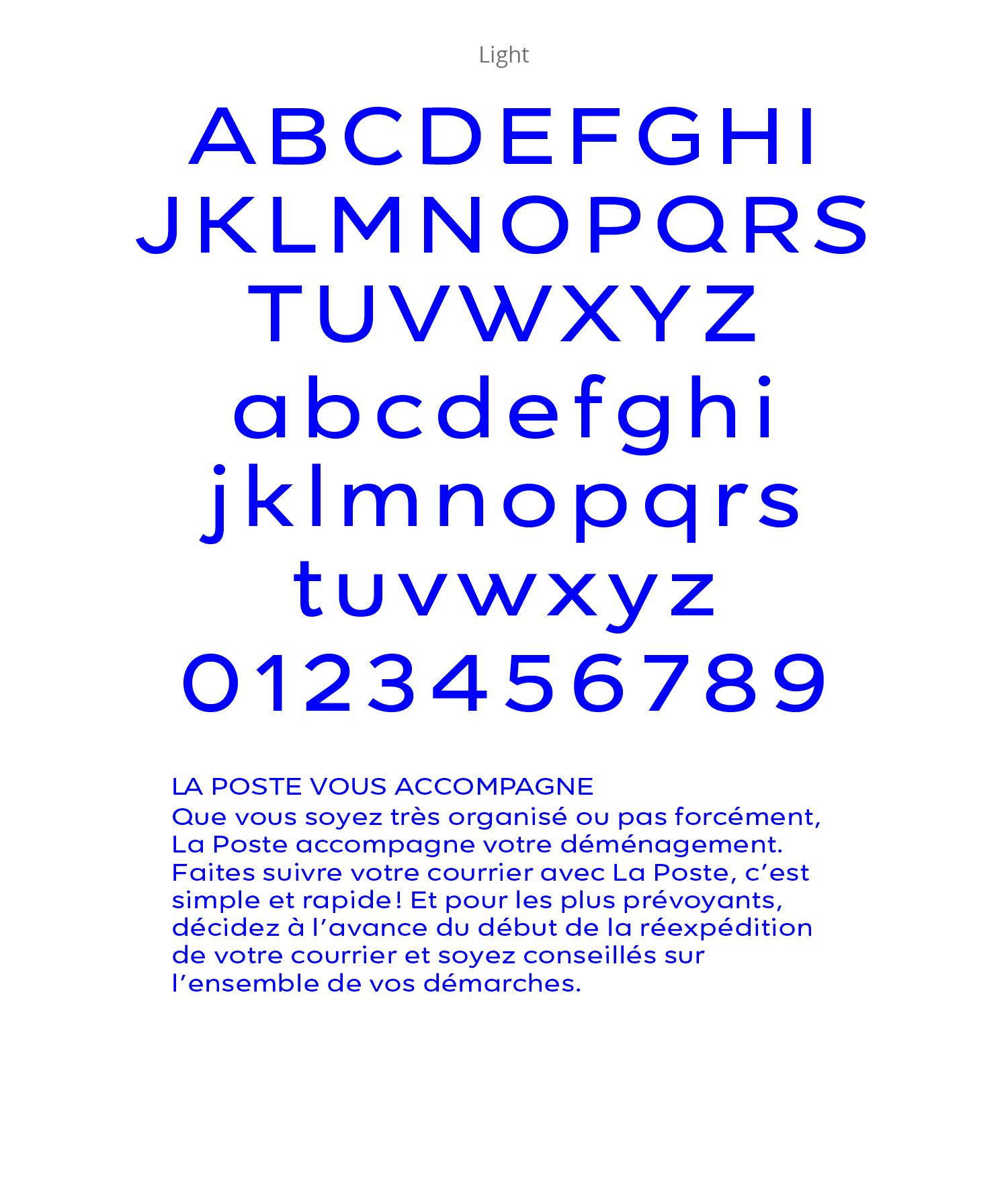 La Poste - Fonte Identitaire - Laurent Muller, Brand Identity