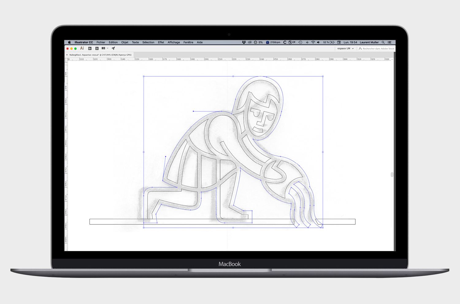 Nabeghlavi - Logotype - Laurent Muller, Brand identity
