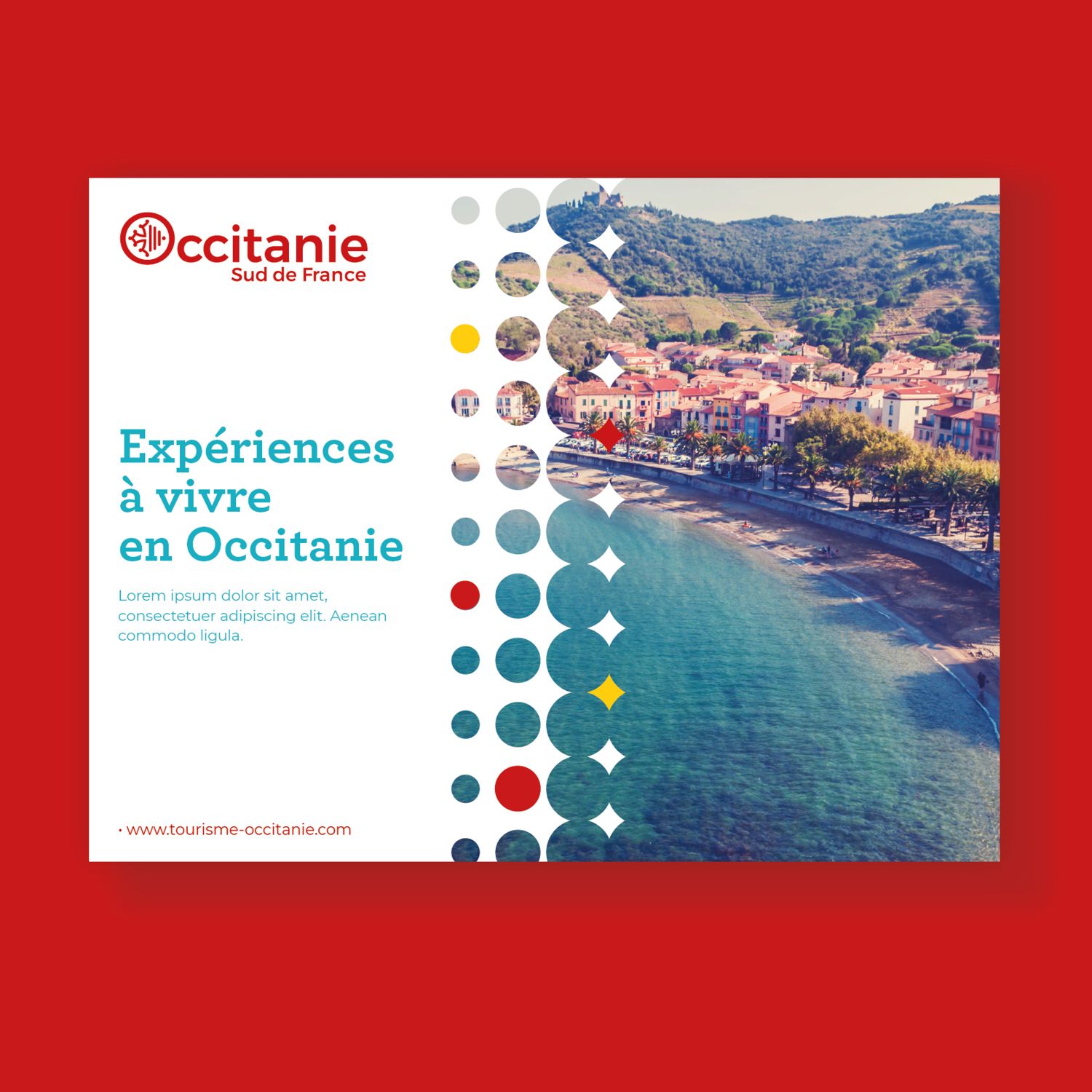 Occitanie Tourisme - Logotype, territoire, normalisation - direction de création - Laurent Muller, Brand identity