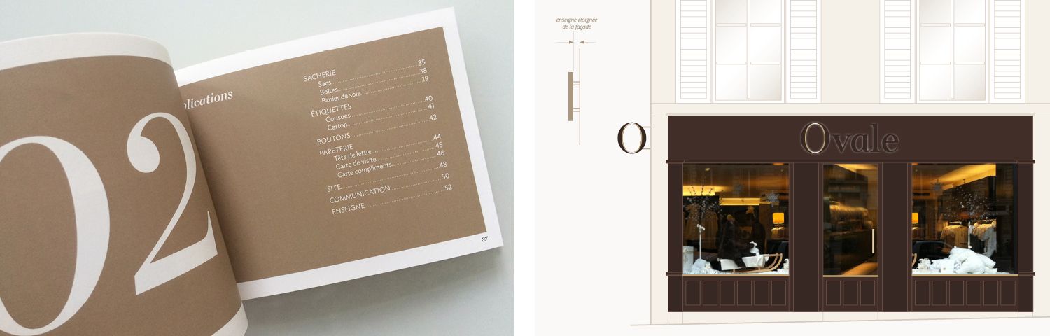 Ovale - Logotype, territoire, normalisation, livre de marque - Laurent Muller, Brand identity