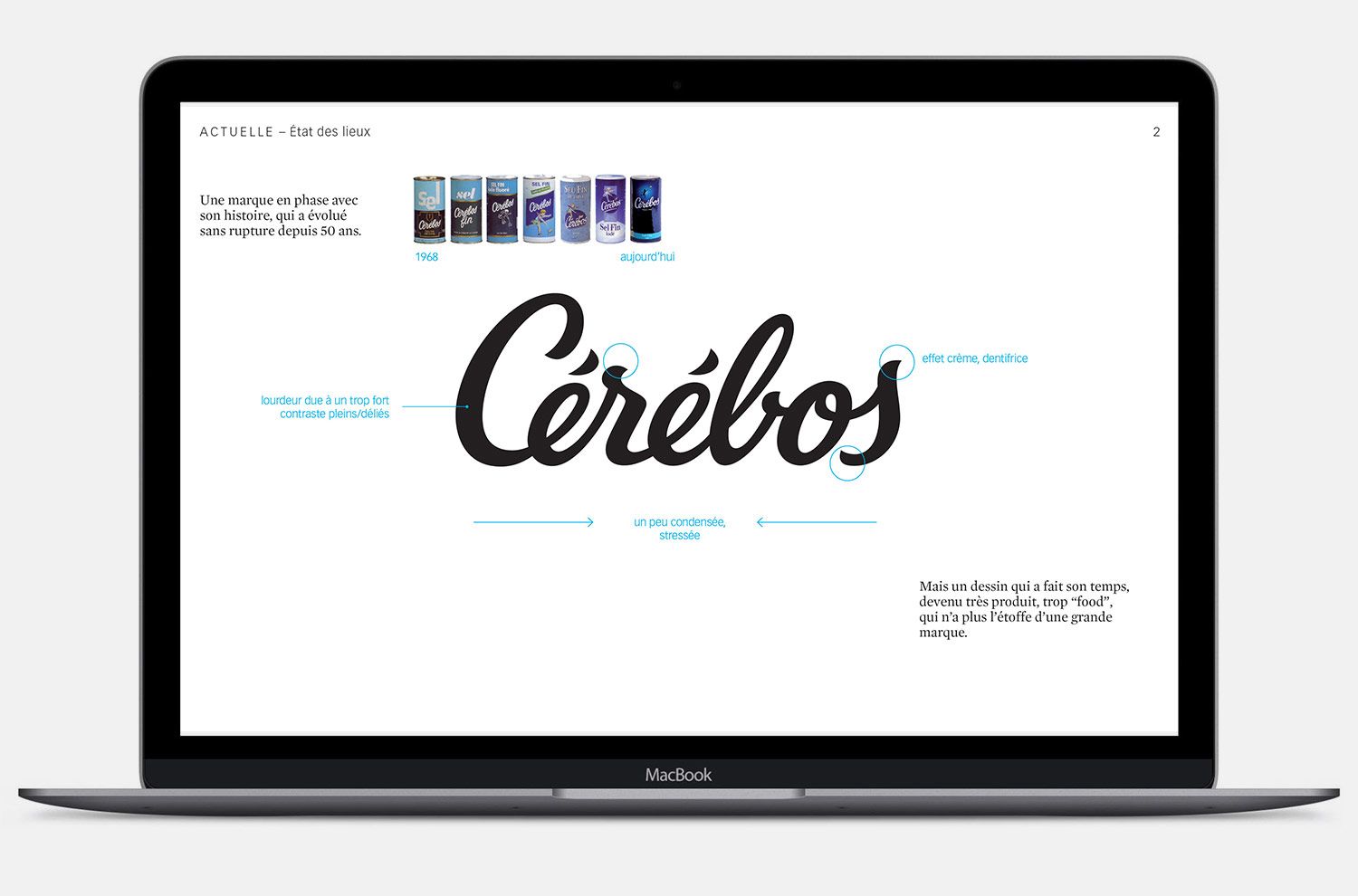 Cérébos - Typographie - Laurent Muller, Brand Identity