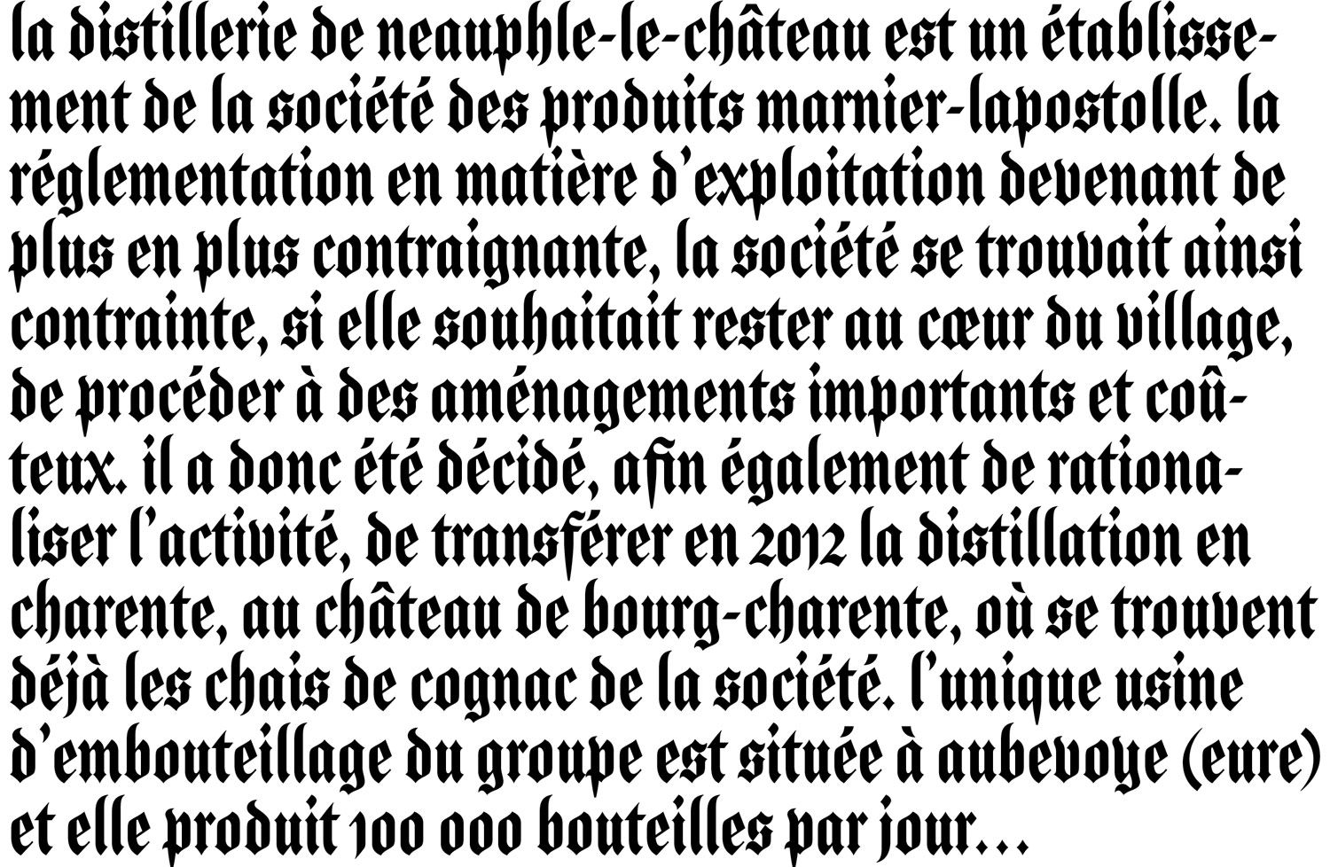 Grand Marnier - Fonte identitaire - Laurent Muller, Brand Identity