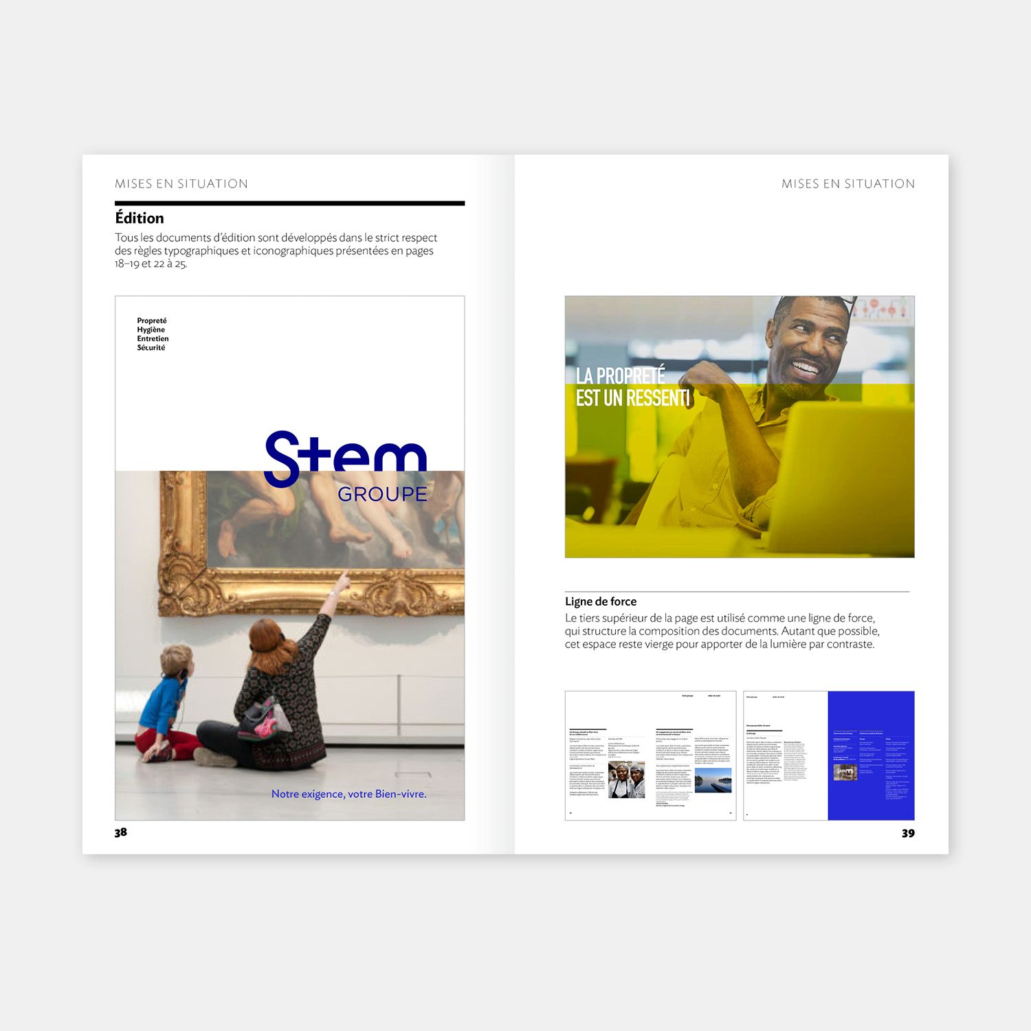 Stem Groupe - Description du projet - Laurent Muller, Brand identity