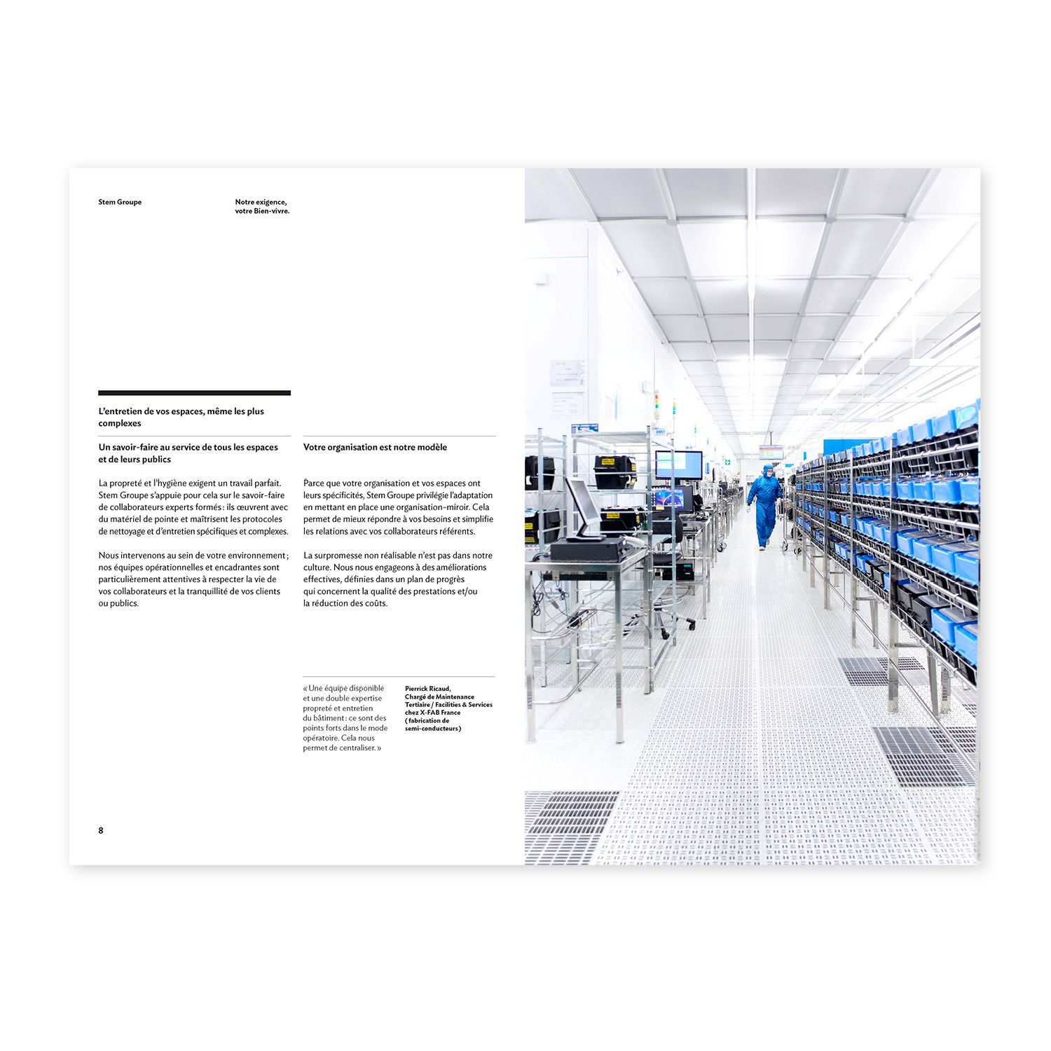 Stem Groupe - Description du projet - Laurent Muller, Brand identity