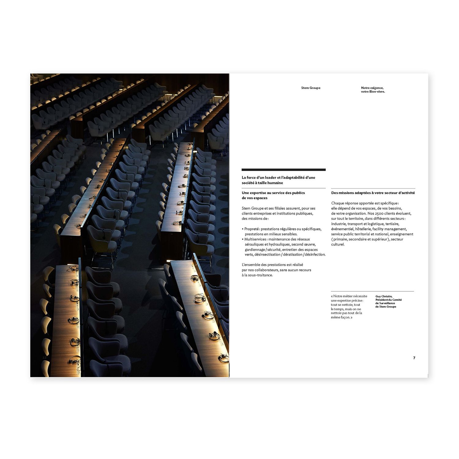 Stem Groupe - Description du projet - Laurent Muller, Brand identity