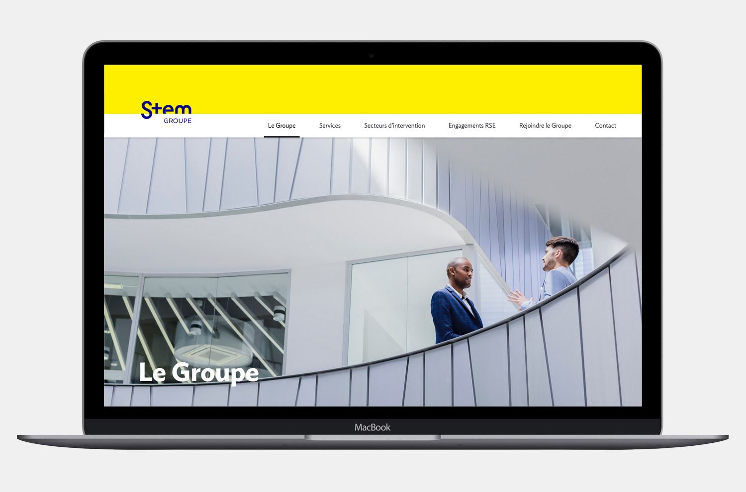 Stem Groupe - Description du projet - Laurent Muller, Brand identity