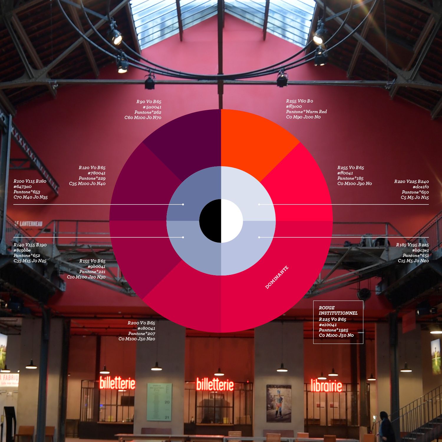 Théâtre des Quartiers d'Ivry TQI - Logotype, territoire, communication, normalisation - Laurent Muller, Brand identity