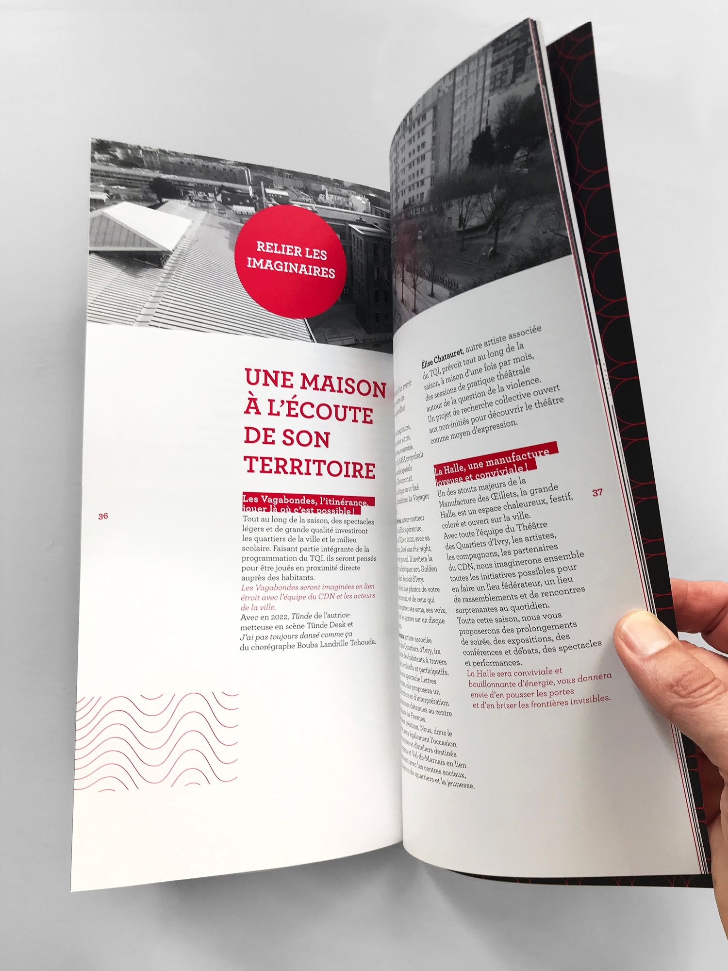 Théâtre des Quartiers d'Ivry TQI - Logotype, territoire, communication, normalisation - Laurent Muller, Brand identity